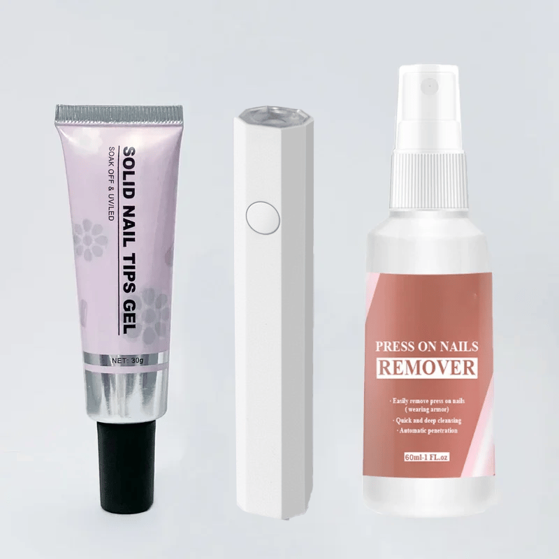 ??30% OFF??Magic Solid Nail Glue Kit 3-In-1 Nail Art Kits