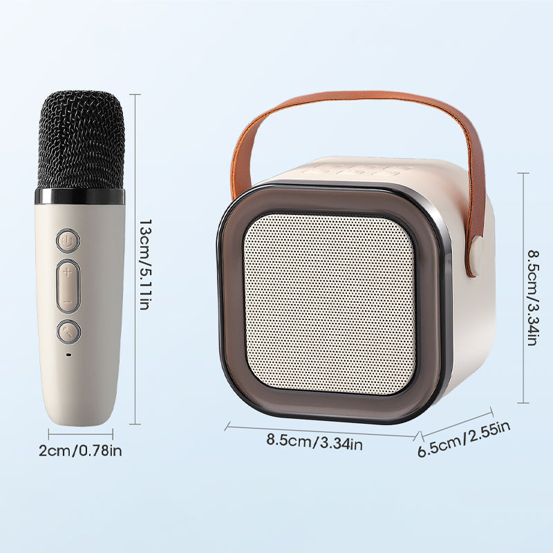 ??Last Day Promotion 50% OFF??Mini Karaoke Machine with Wireless Microphones