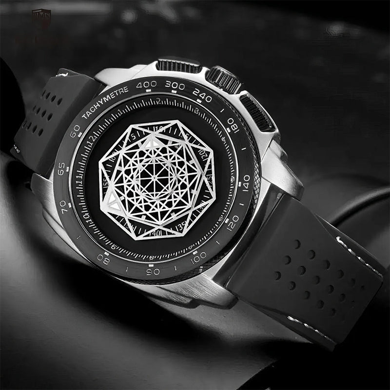 Men’s Luminous Silicone Quartz Watch