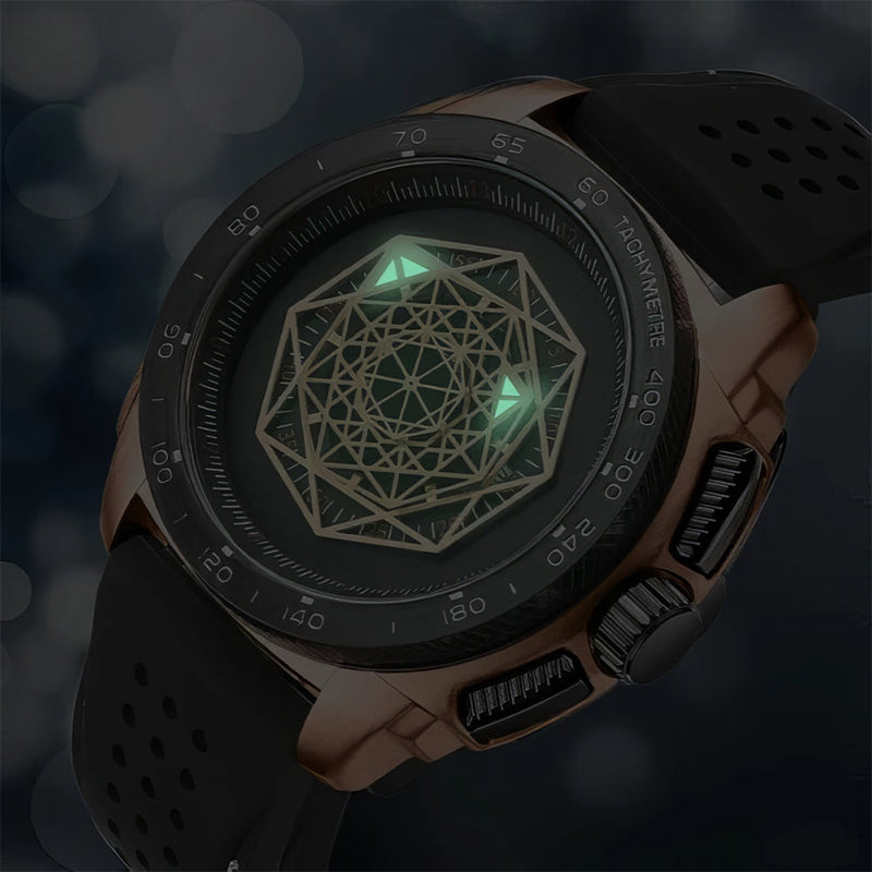 Men’s Luminous Silicone Quartz Watch