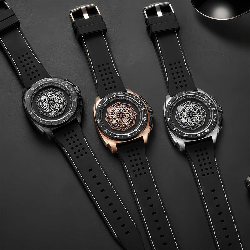 Men’s Luminous Silicone Quartz Watch