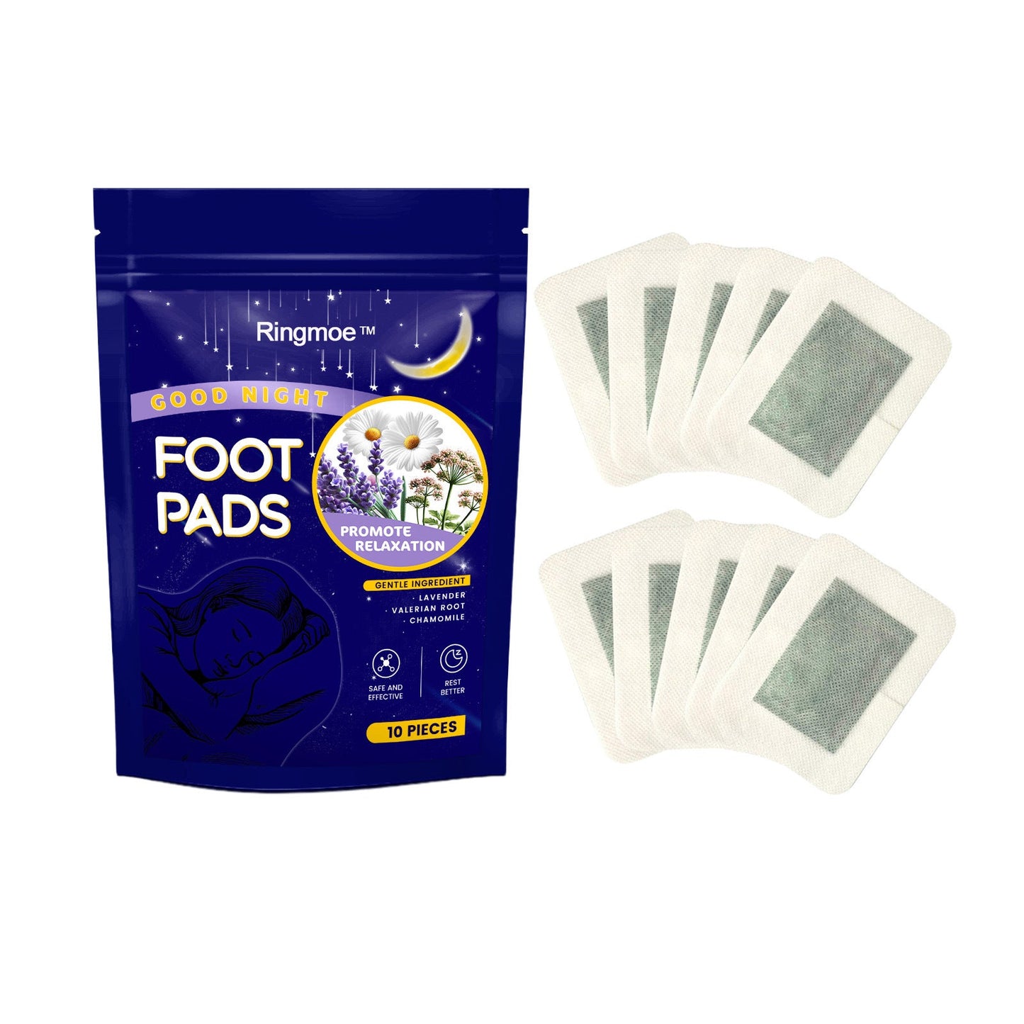 🔥Hot Sale🔥🌙 Body Care Foot Patches, Nighttime Soothing Care 👣✨
