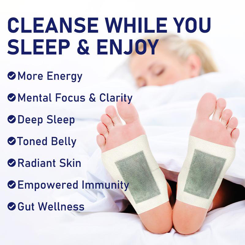 🔥Hot Sale🔥🌙 Body Care Foot Patches, Nighttime Soothing Care 👣✨