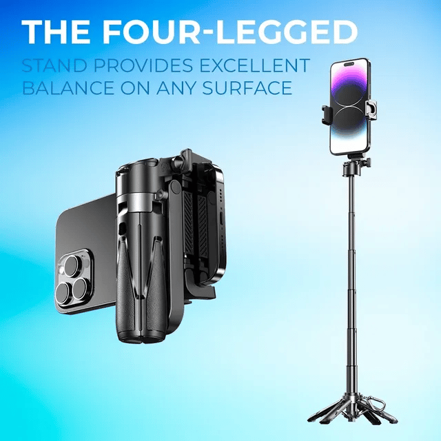 ??Hot Sale 49% OFF?? 4-in-1 Multifunctional 360¡ã Rotation  Selfie Stick with  Wireless Detachable Remote Control
