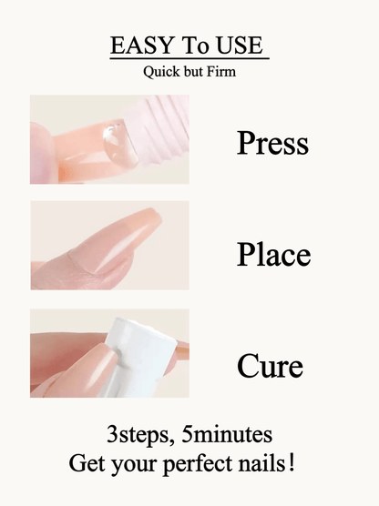 ??Hot selling??-Magic Solid Nail Glue Kit 3-In-1 Nail Art Kits