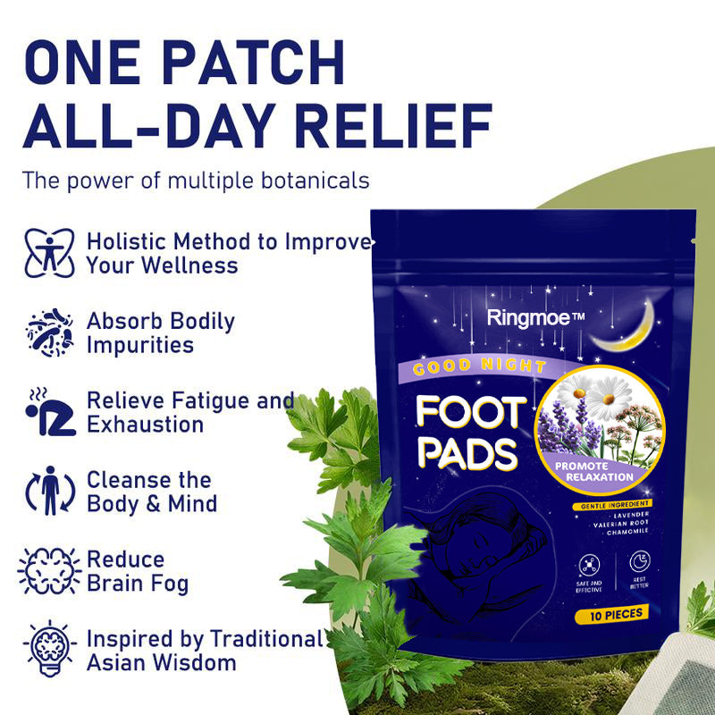 🔥Hot Sale🔥🌙 Body Care Foot Patches, Nighttime Soothing Care 👣✨