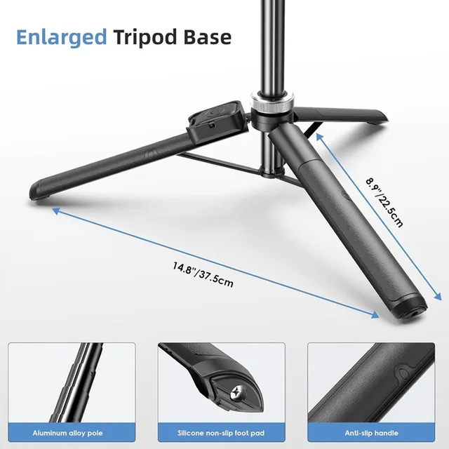 ??Hot Sale 49% OFF?? 4-in-1 Multifunctional 360¡ã Rotation  Selfie Stick with  Wireless Detachable Remote Control