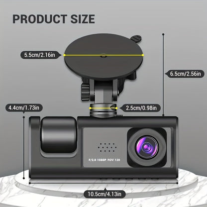 ??2025 New Arrival?? ??Safe Driving 3 Channel Camera Cycle Video Recorder
