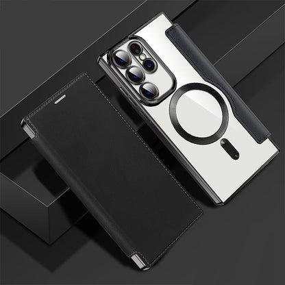 ??Hot Sale 49% OFF?2024 New Leather Textured Flip Phone Case For Samsung