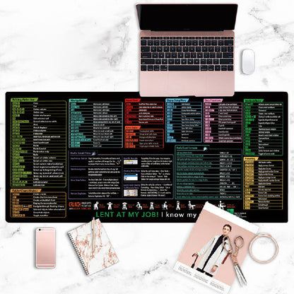 ??Limited time 50% off??Stain-Resistant Anti-Slip Shortcut Desk Pad for Office