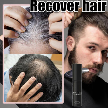 Scalp concealer for fuller, natural looking hair